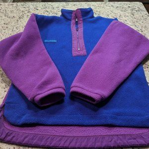 Vintage 90's Columbia Fleece Pull-Over Jacket